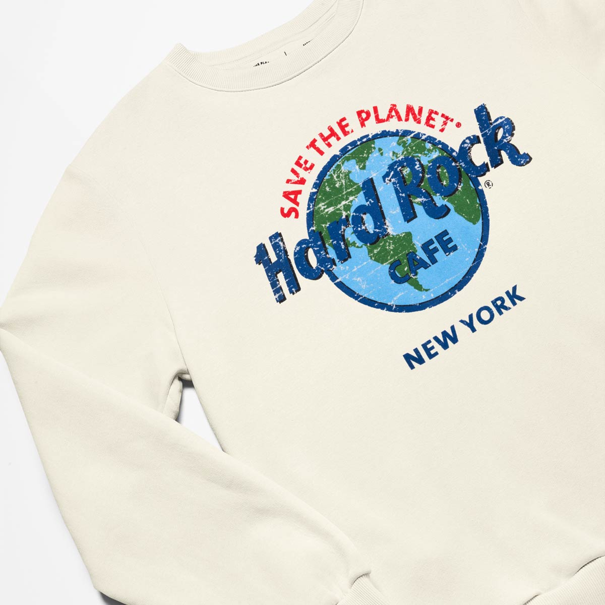 HR Uni Save The Planet Logo Fleece Cream image number 2